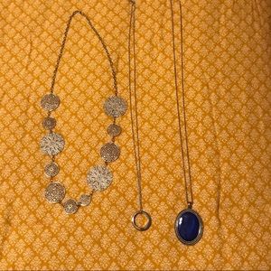 **50% if bundled** Long Necklaces-Silver
